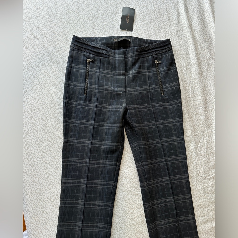 Zara plaid dress pants